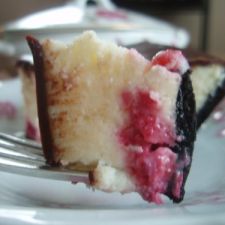 Chocolate Raspberry Cheesecake Pie