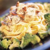 Chicken Pecan Fettuccine