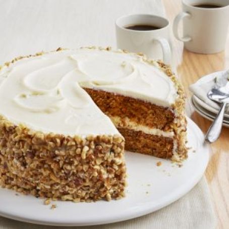 Carrot Cake with Ginger Cream Cheese Frosting