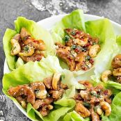 Cashew Chicken Lettuce Wraps
