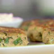 Salmon Cakes with Creamy Ginger-Sesame Sauce