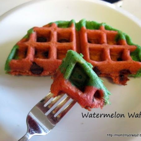Watermelon Waffles