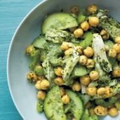 Chicken, Chickpea, and Pesto Salad