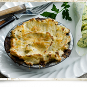 Cottage Pie with Garlic Buttertter