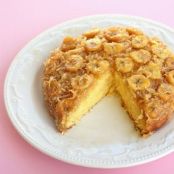 Banana Coconut Upside Down Cake | The Girl Who Ate Everything