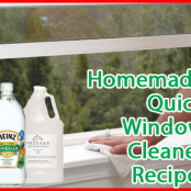 Homemade Natural Window Cleaner