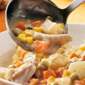 Slow Cooker Chicken Alfredo Stew