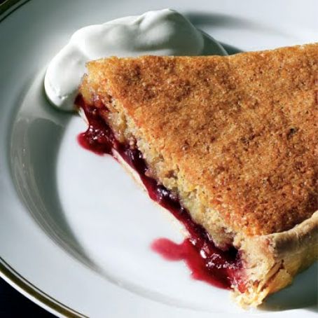 Bakewell Tart with Raspberry Preserves