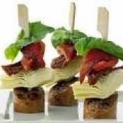 Antipasto Sausage Skewers