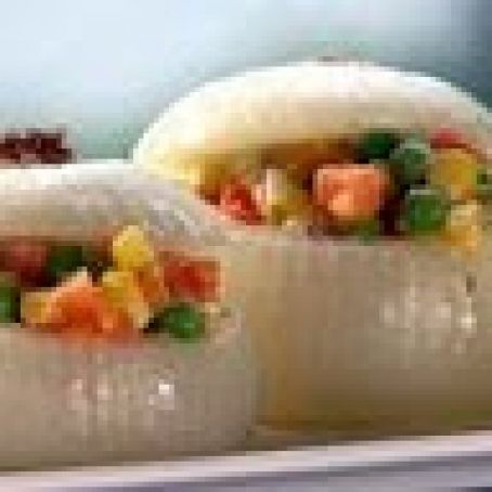 Veggie Stuffed Onions