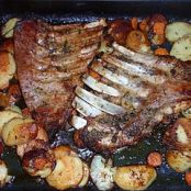 COSTILLAS DE CERDO AL HORNO CON COÑAC