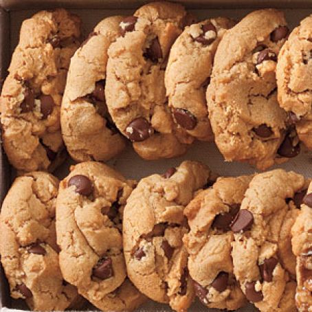 Flourless Peanut Butter-Chocolate Chip Cookies