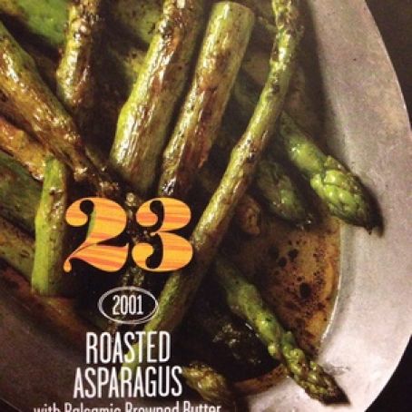 Roasted Asparagus with Balsamic Browned Butter