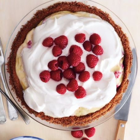 Raspberry Cream Pie