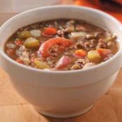 Beef Barley Lentil Soup Recipe