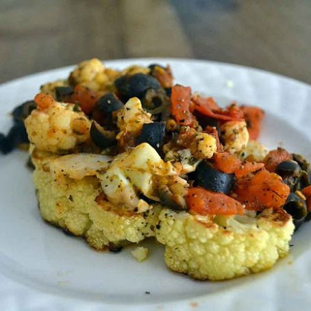Warm Cauliflower Bruschetta