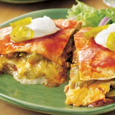 Stove-Top Chicken Enchilada Lasagna