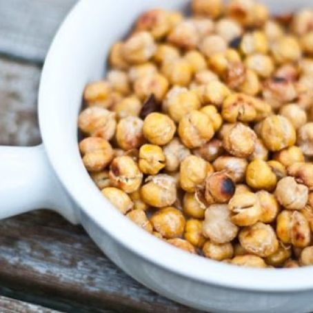 Easy Salt & Vinegar Roasted Chickpeas