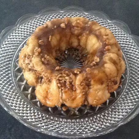 Maple Walnut Pull Apart Bread