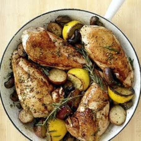 Skillet Rosemary Chicken
