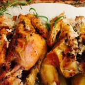 Cornish Game Hens with Garlic and Rosemary