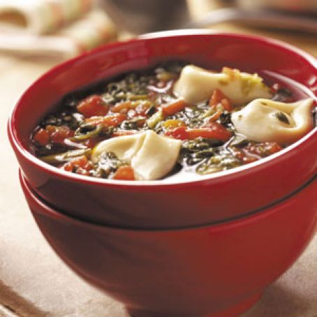 Garlic Tortellini Soup Recipe