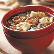 Garlic Tortellini Soup Recipe
