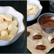 CHOCOLATE DIPPED VANILLA BEAN SHORTBREAD