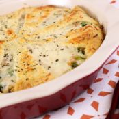 Chicken Alfredo Crescent Casserole