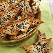 Sesame Wonton Crackers