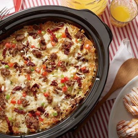 Slow Cooker Sausage Breakfast Casserole