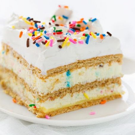 Birthday Cake Lasagna