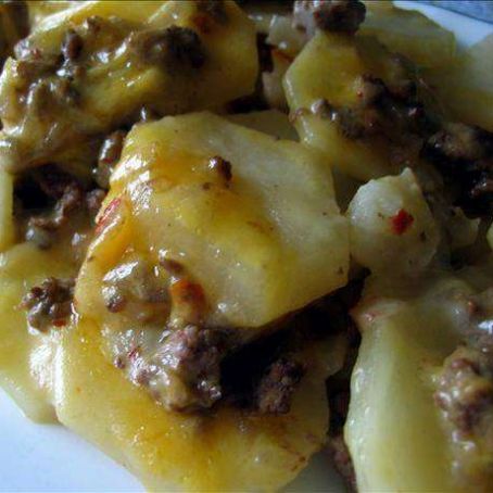 Potato Hamburger Casserole