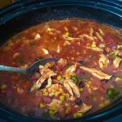 Slow Cooker Chicken Taco Soup