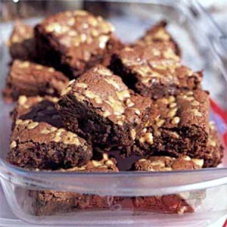 Fudgy Mocha Toffee Brownies