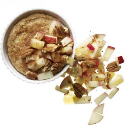 Baked oats with apple