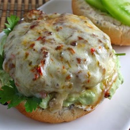 Salsa Verde Turkey Burger