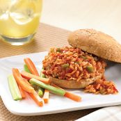 Chicken and Brown Rice Sloppy Joes