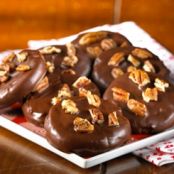 CHOCOLATE DIPPED PECAN SHORTBREAD