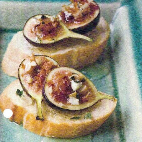 Baked Fig Crostini