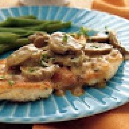 Dijon Chicken Smothered in Mushrooms