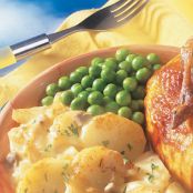 BROCCOLI CHEESE SKILLET POTATOES