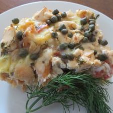 Smoked Salmon With Capers Breakfast Casserole Recipe