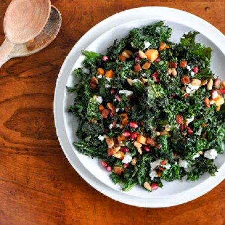 Crispy Autumn Kale Salad