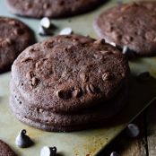 Double Chocolate Chip Coconut Flour Cookies