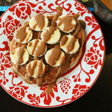 Pancakes - Cocoa Peanut Butter and Yogurt