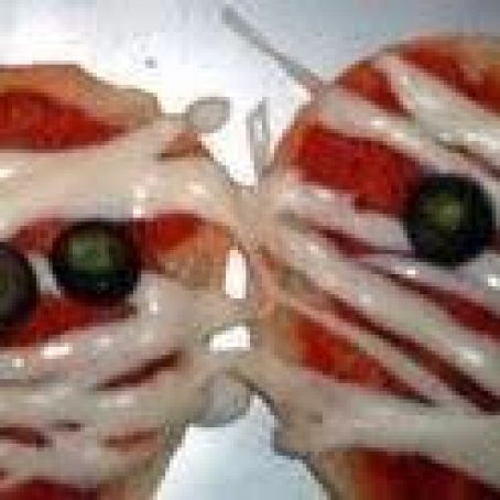 Mummy Mini Pizzas