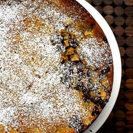 Bittersweet Chocolate and Pear Cake