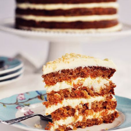 Hawaiian Carrot Cake with Coconut Icing