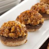 Golden Stuffed Mushrooms